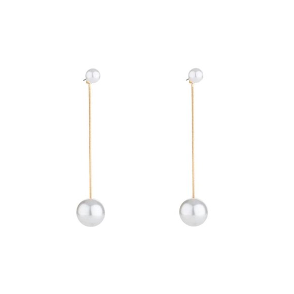 S925 Shell Pearl Long Earrings